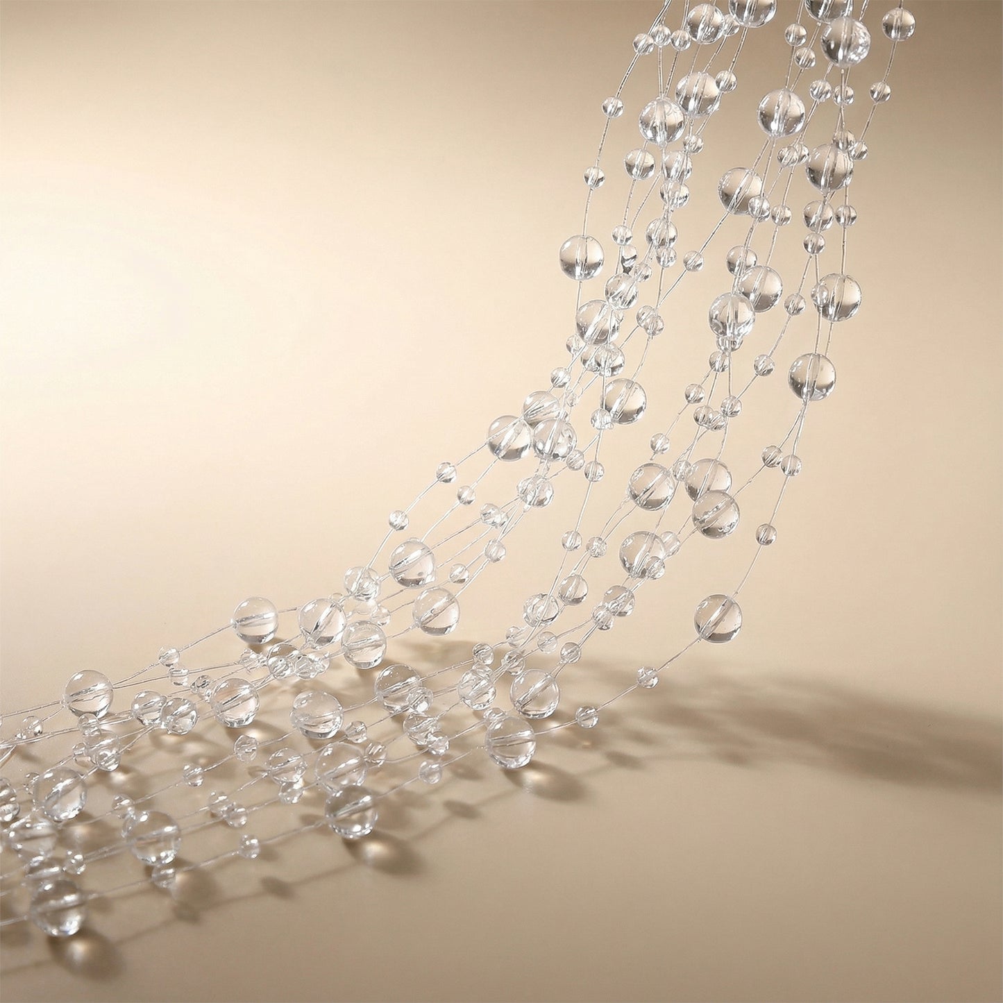 Bridella BHP538-touming Silver Crystal Headband