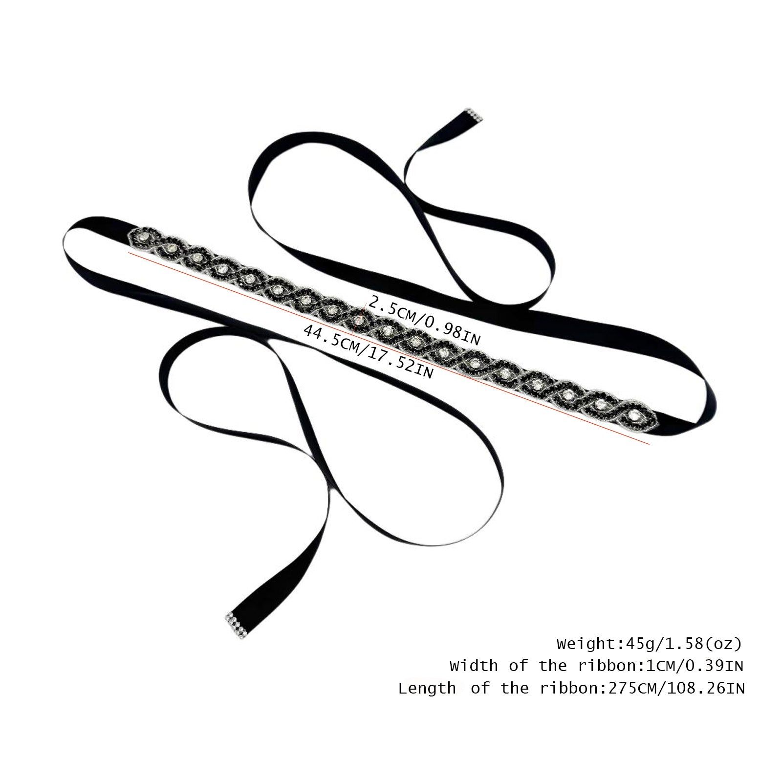 BS28BK black rhinestone belt