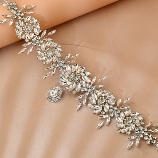 Bridella BHP440-S Silver Rhinestone Headwear