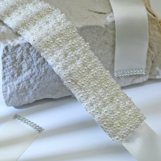 Bridella BS20 Ivory Pearl Belt