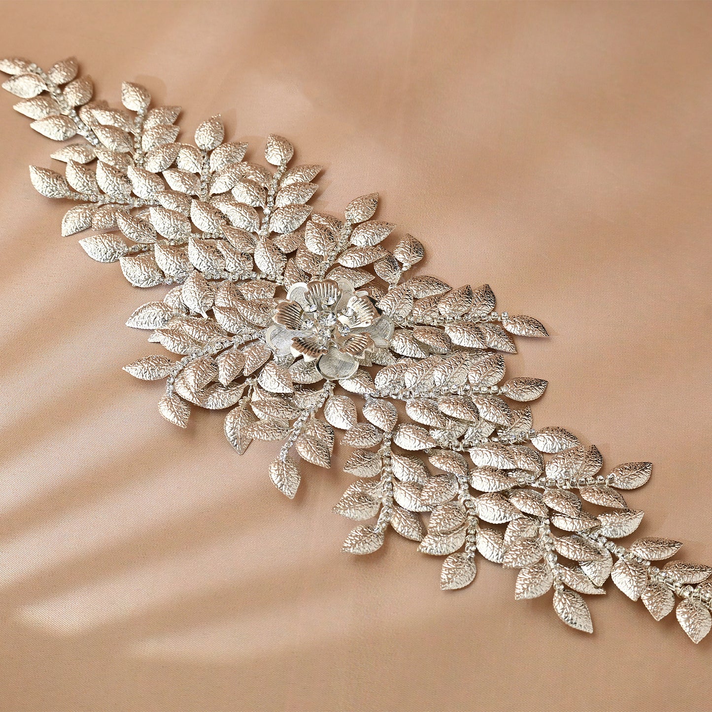 Bridella BHP510-S Silver Rhinestone Crown