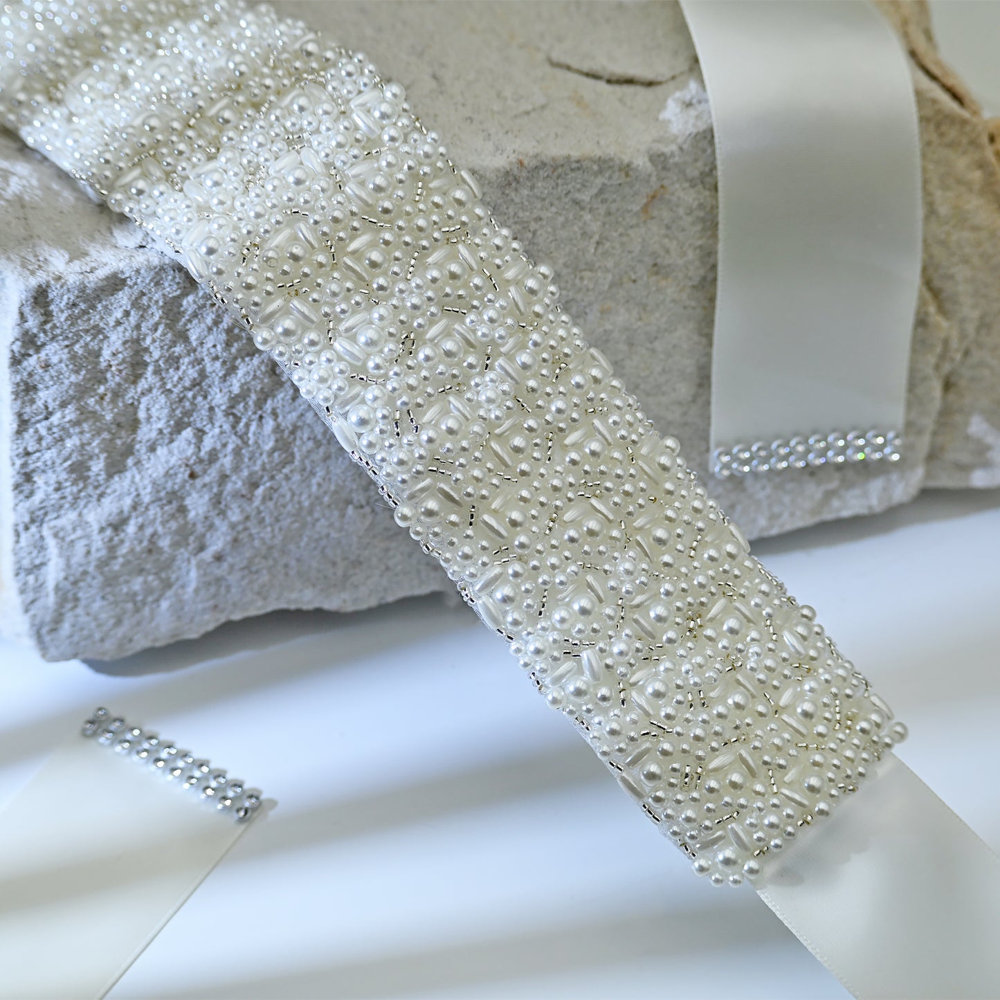 Bridella BS20 Ivory Pearl Belt