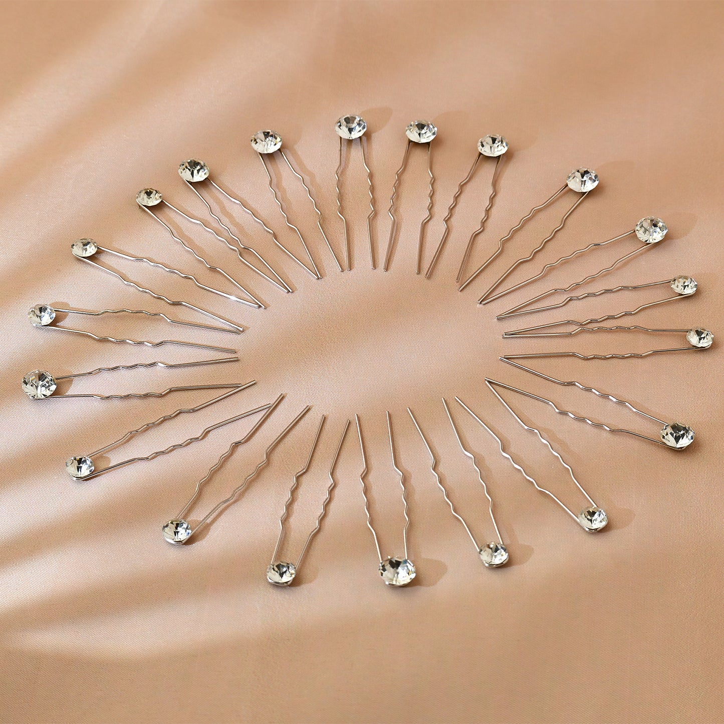 Bridella BHP535-S Silver Rhinestone Headwear