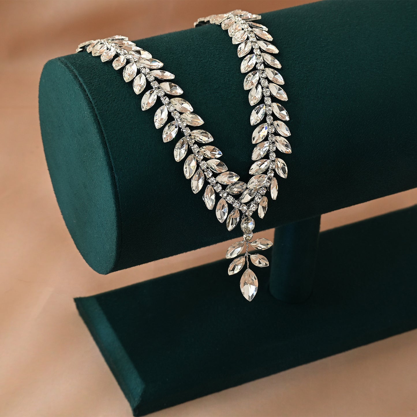 Bridella BHP529-S Silver Rhinestone Tiara