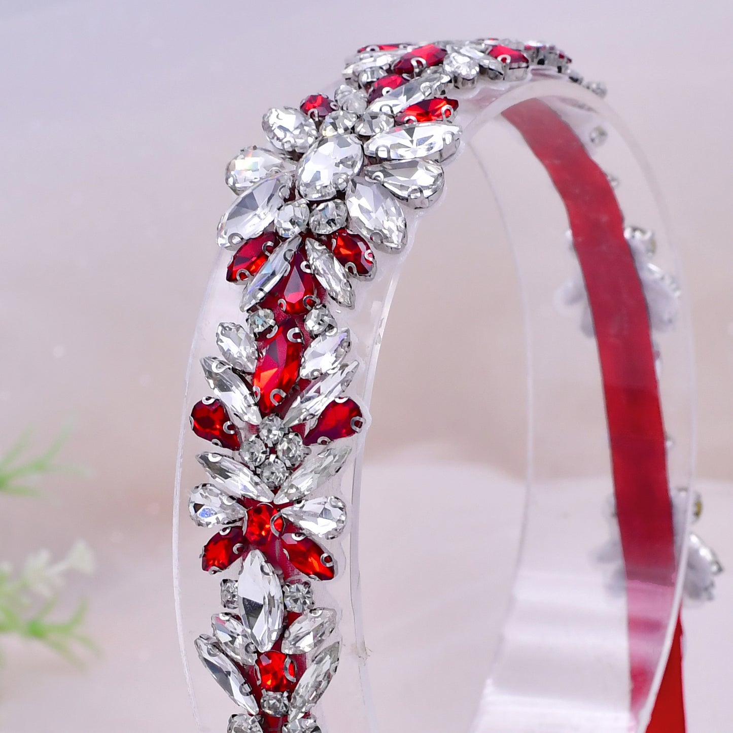 BRIDELLA BS122R Womens Dress Diamond Belt Female Guest Burgundy Dress Clothing Tie Belt