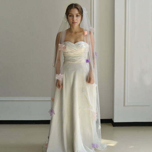 M159 ivory pearl mesh hair comb