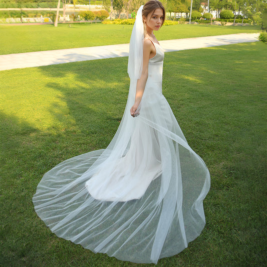 M171-I ivory mesh hair comb