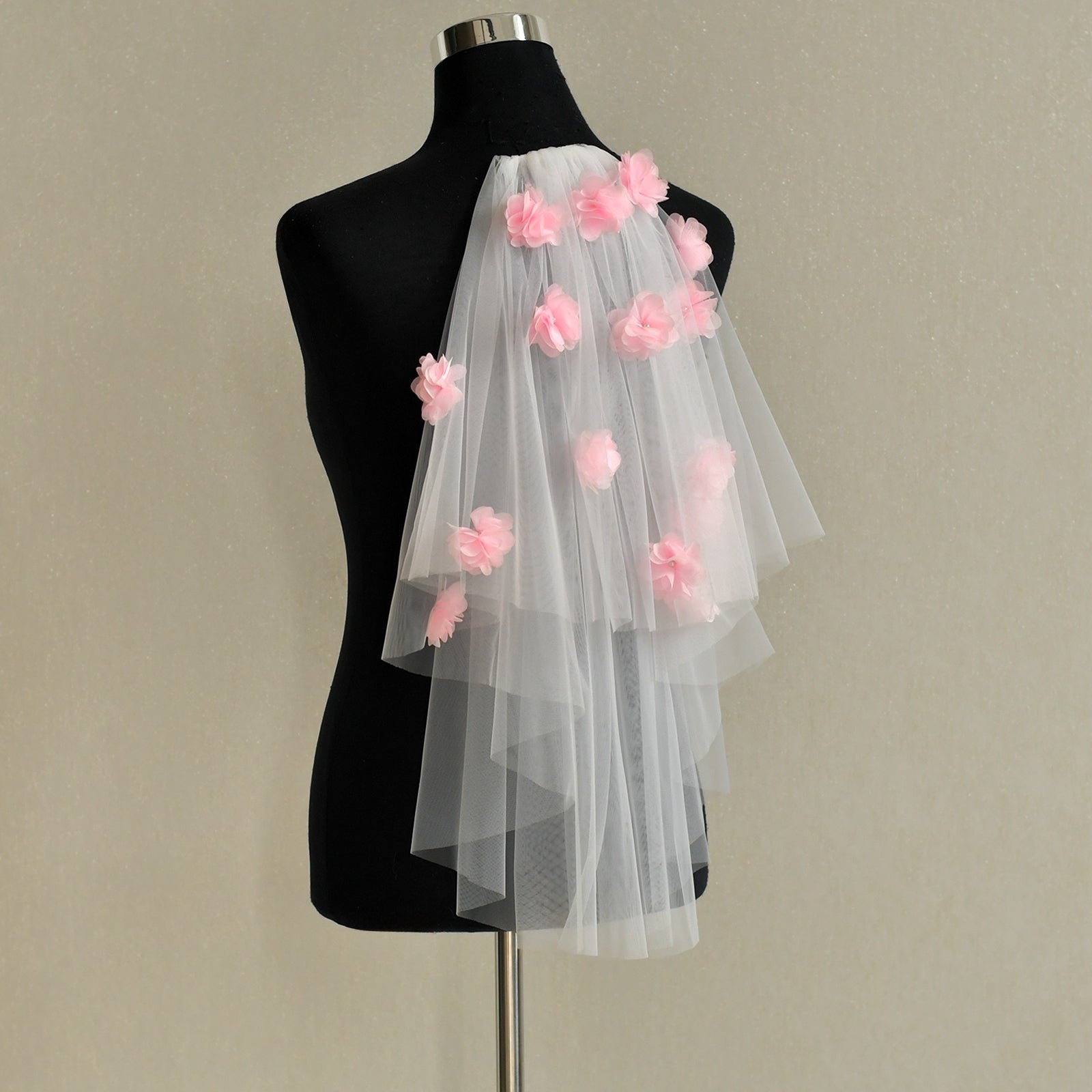 M180-I pink mesh hair comb