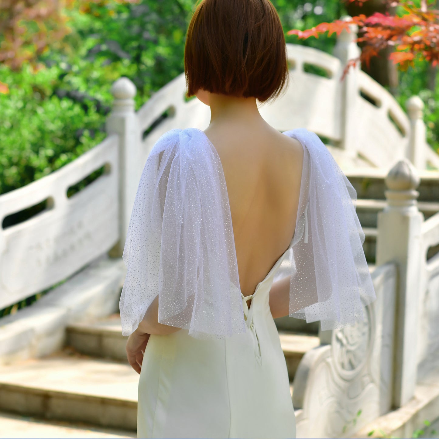 VG40-B black mesh shawl