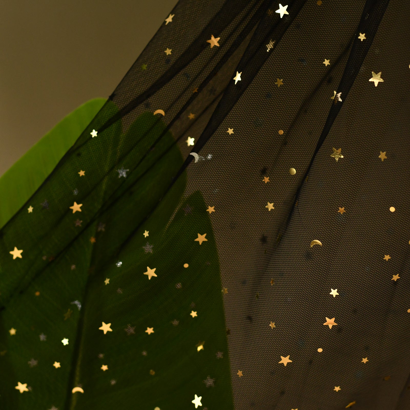 V210B-B black mesh sequins accessory