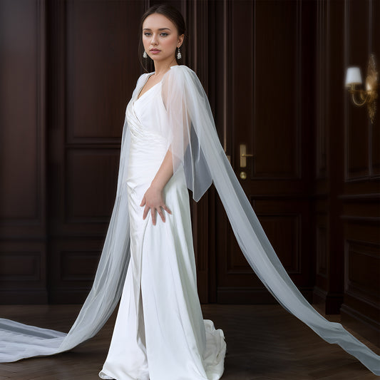 VG111-I ivory mesh shawl