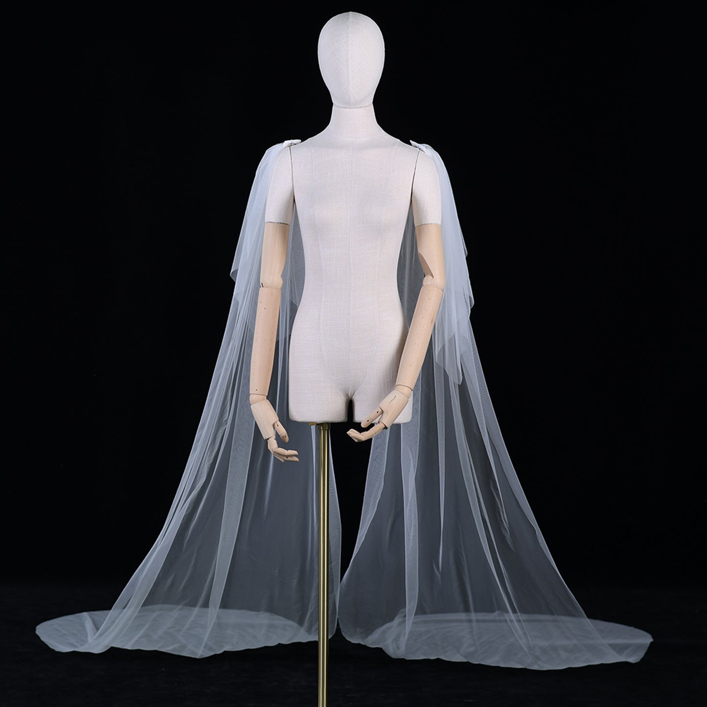 VG111-I ivory mesh shawl
