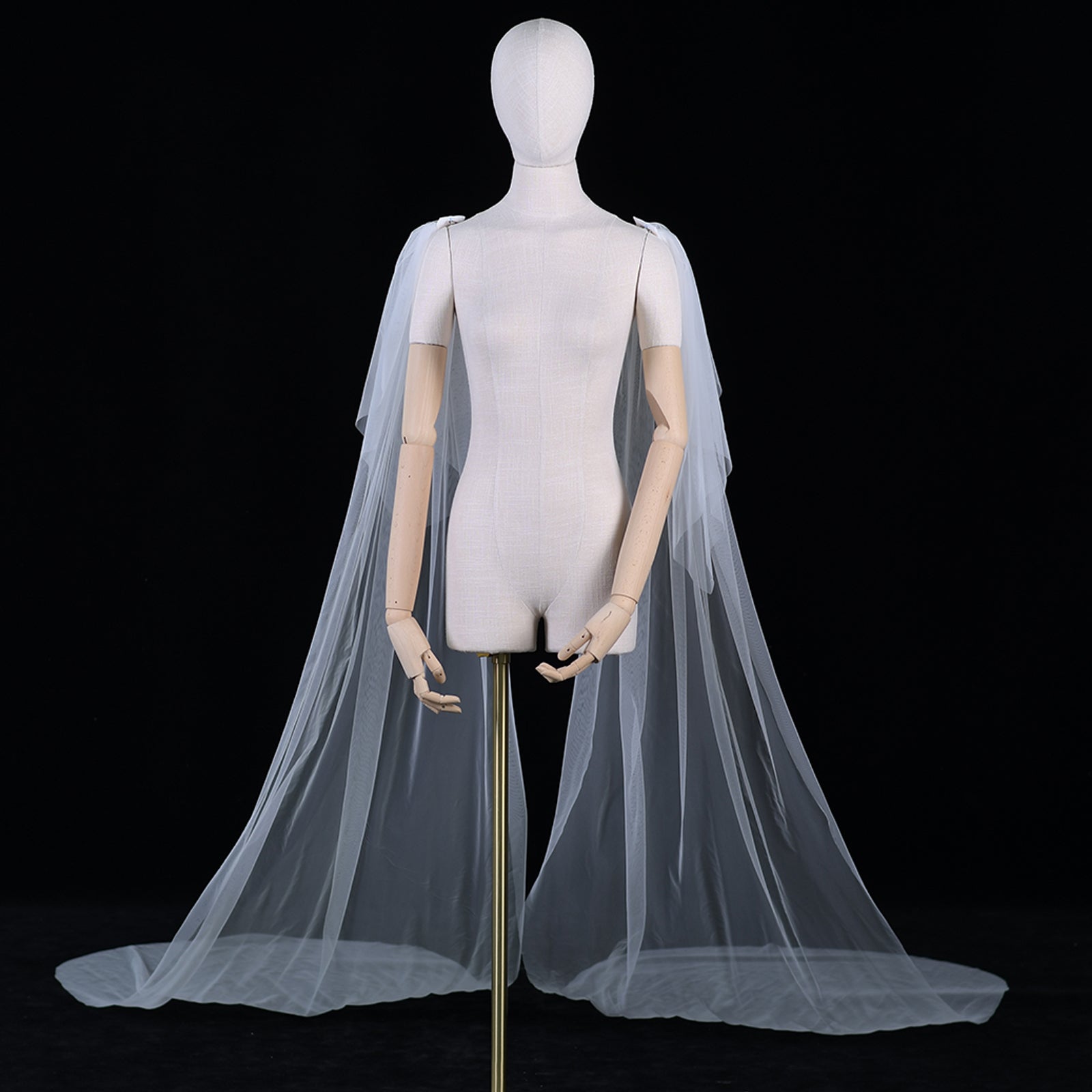 VG111-I ivory mesh shawl