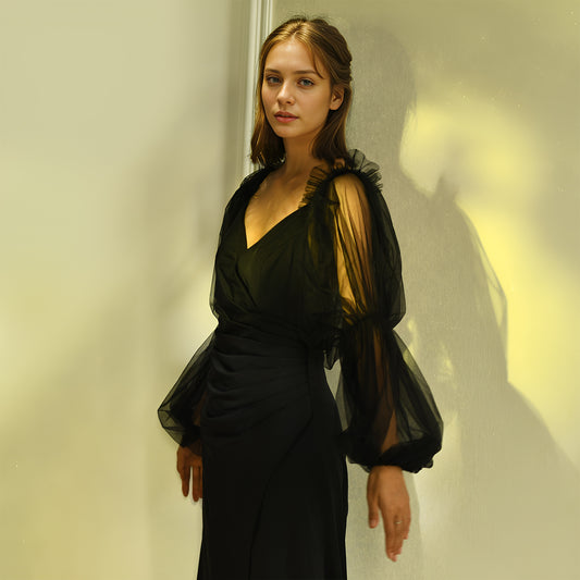 MM26 black mesh shoulder sleeve