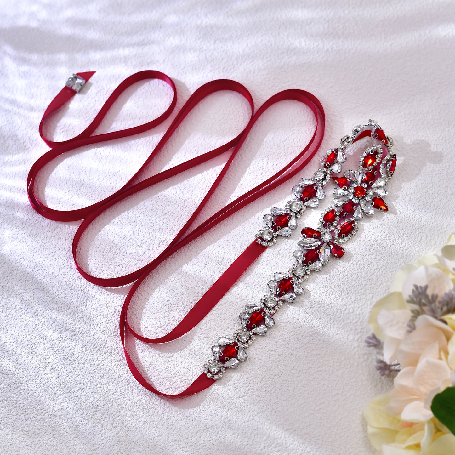 BS167R-Wine Red wine belt