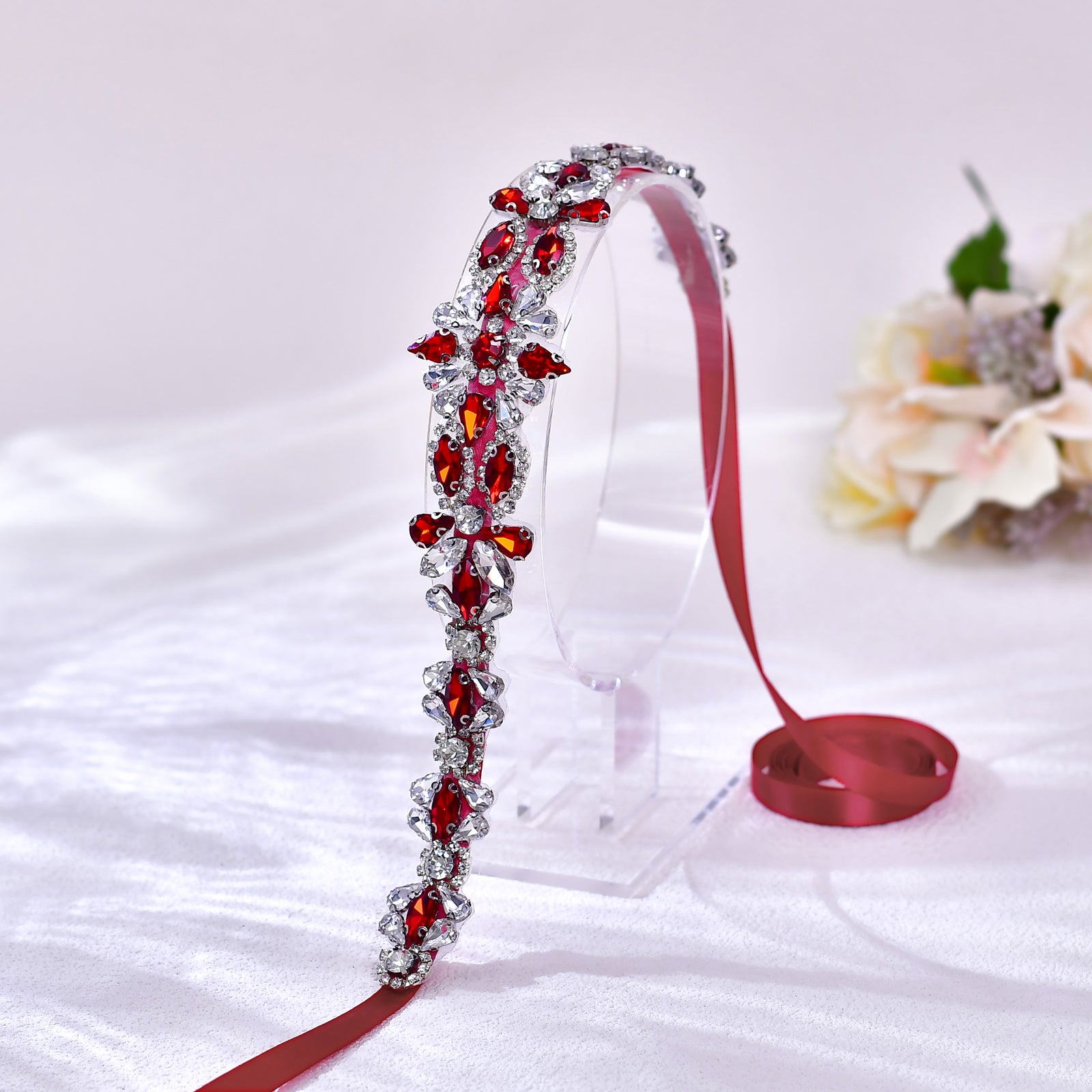 BS167R-Wine Red wine belt