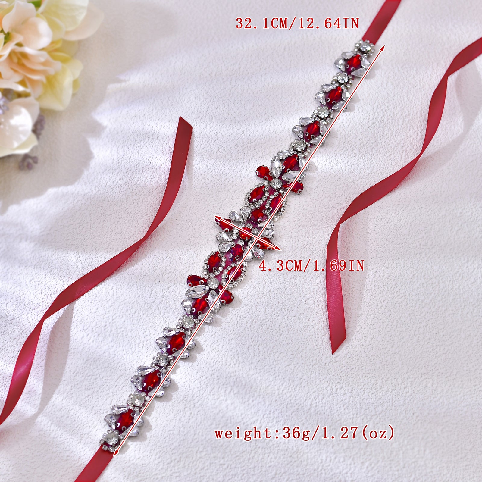 BS167R-Wine Red wine belt