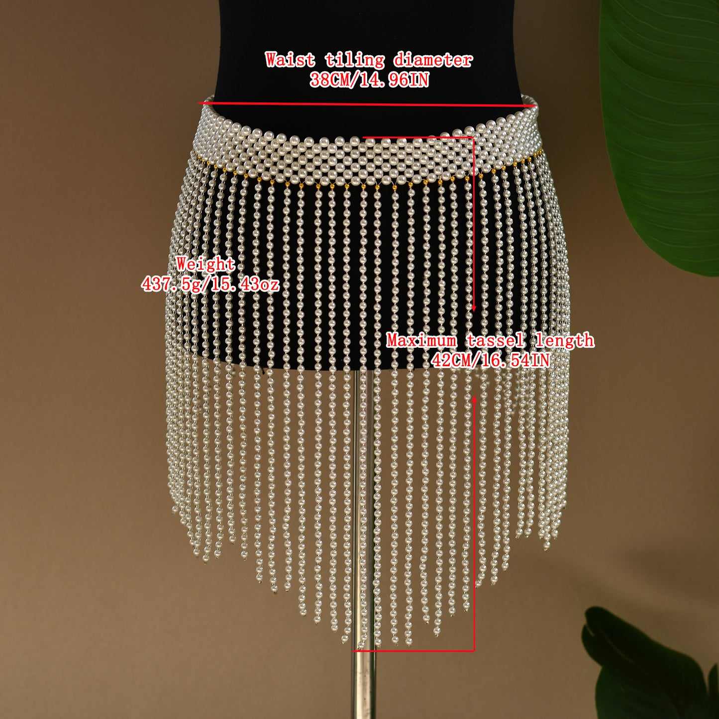 BRIDELLA BVG97 Handmade Beaded Waist Chain Women Bikini Body Chain