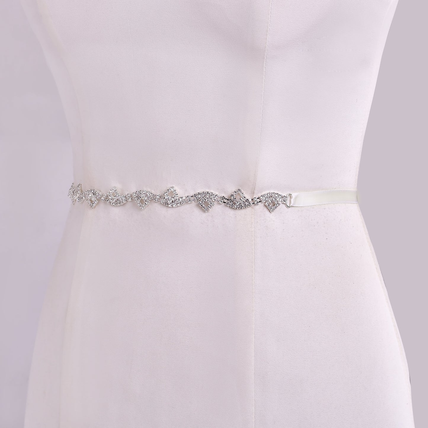 BRIDELLA BS266 Silver Chain Clause Alloy Belt Niche And Exquisite Party Belt