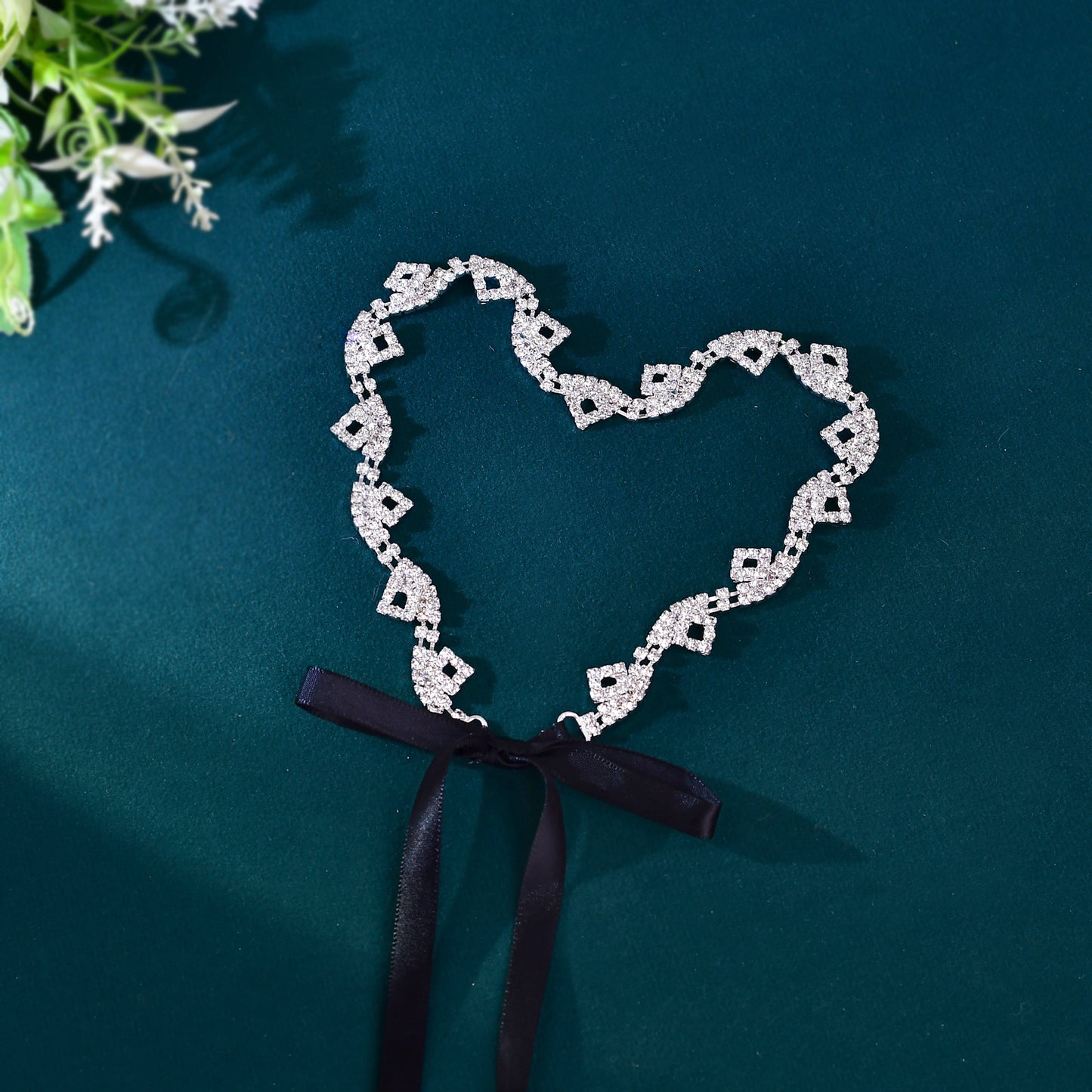 BRIDELLA BS266 Silver Chain Clause Alloy Belt Niche And Exquisite Party Belt
