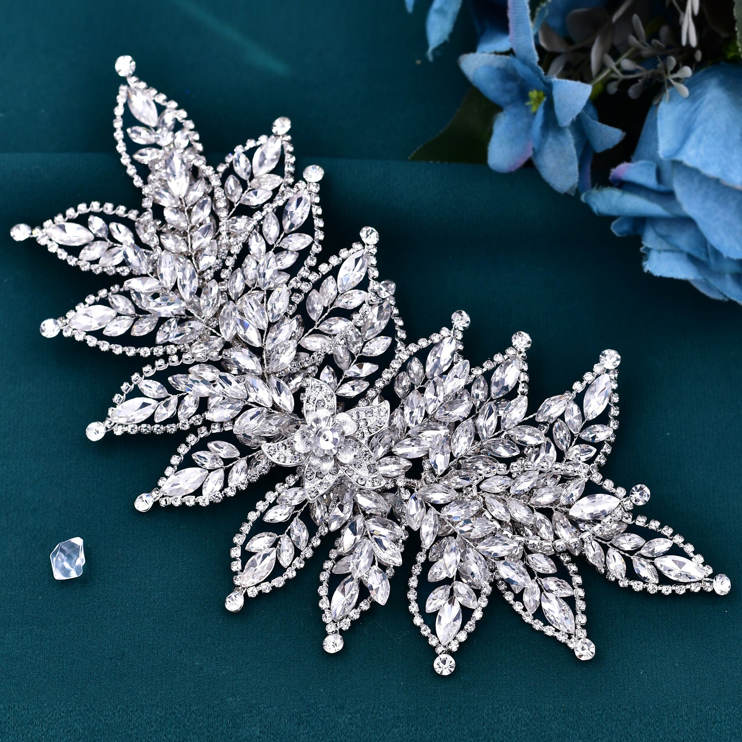 BRIDELLA BHP413 Luxury Bridal Tiara Pageant Head Piece Wedding Hair Accessories Woman Head-wear Crystal Headband Girls Headpiece