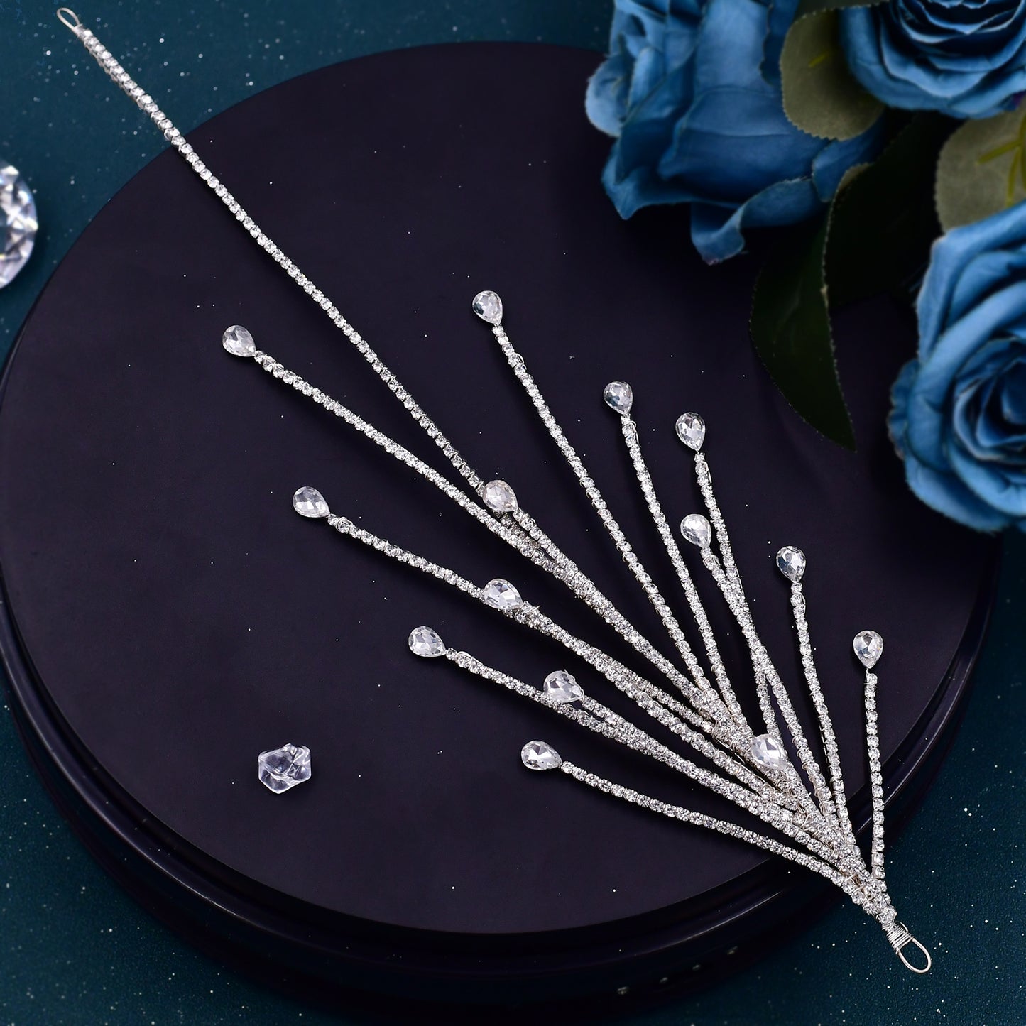 BRIDELLA BHP494 Tree Branch Headband Bridal Headpiece Fashion Wedding Hair Accessories for Women Bridesmaid Headdress Head Jewels