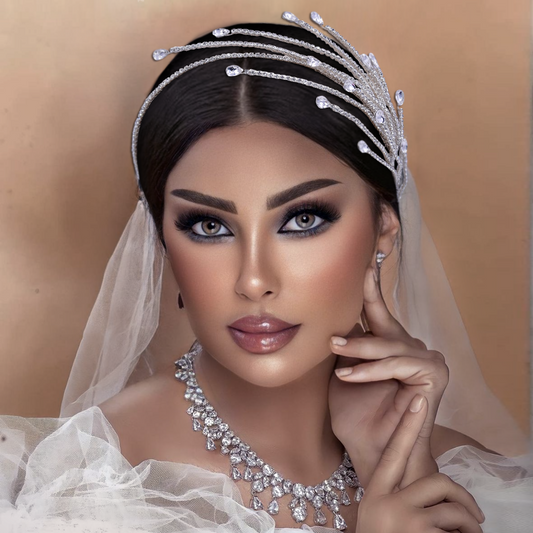 BRIDELLA BHP494 Tree Branch Headband Bridal Headpiece Fashion Wedding Hair Accessories for Women Bridesmaid Headdress Head Jewels