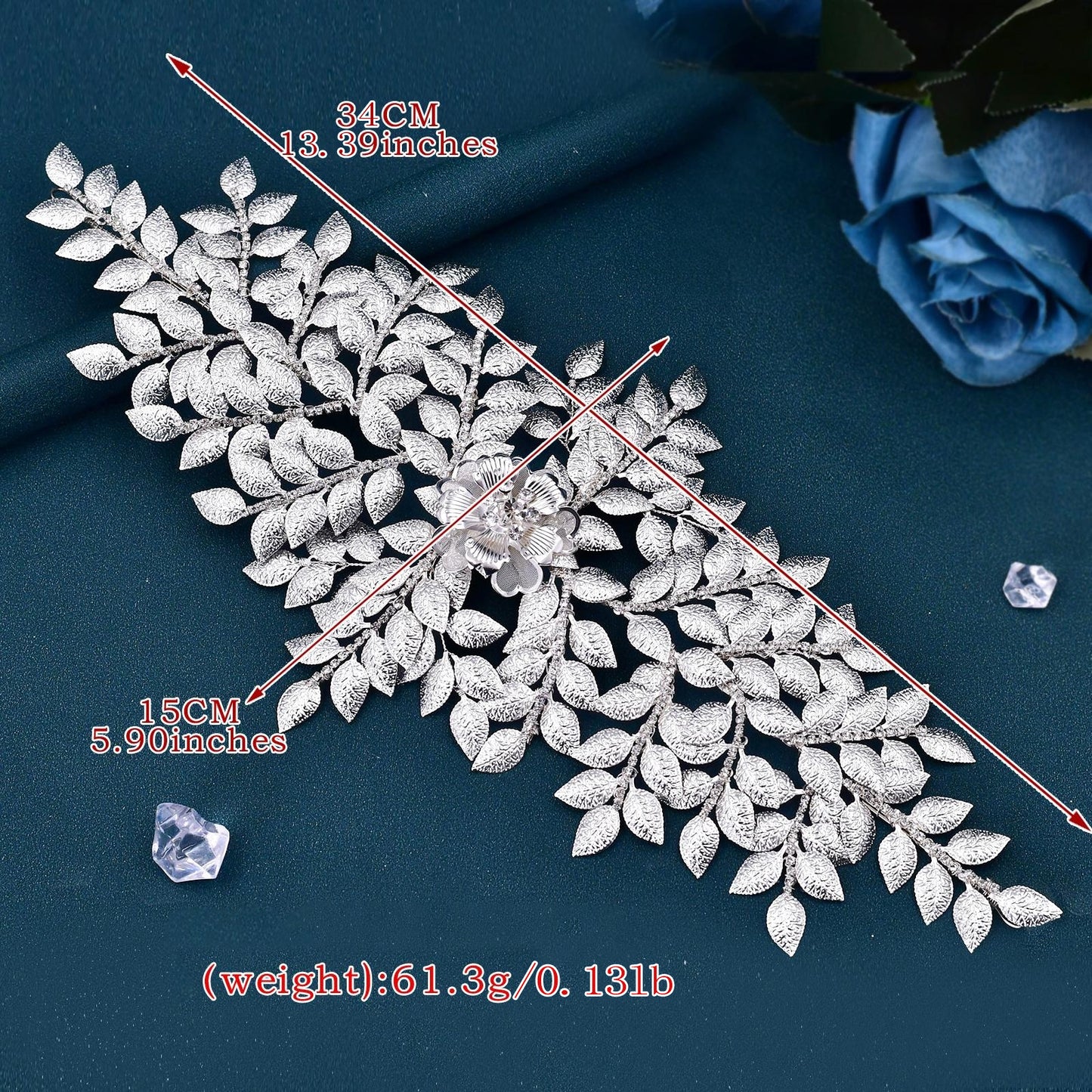 BRIDELLA BHP510 Fashion Bridal Tiara Wedding Crown Hair Accessories Woman Headpiece Bride Head Jewelry Pageant Diadem Headdresses