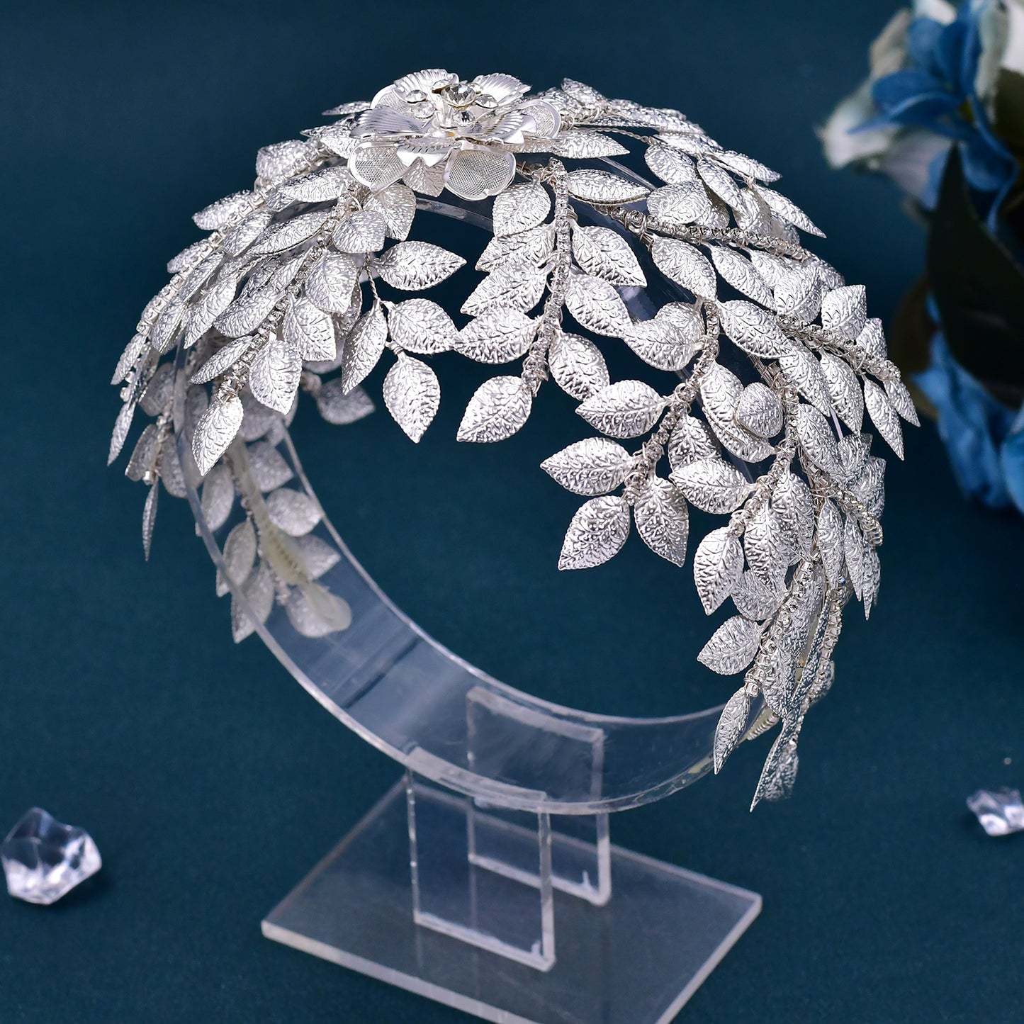 BRIDELLA BHP510 Fashion Bridal Tiara Wedding Crown Hair Accessories Woman Headpiece Bride Head Jewelry Pageant Diadem Headdresses