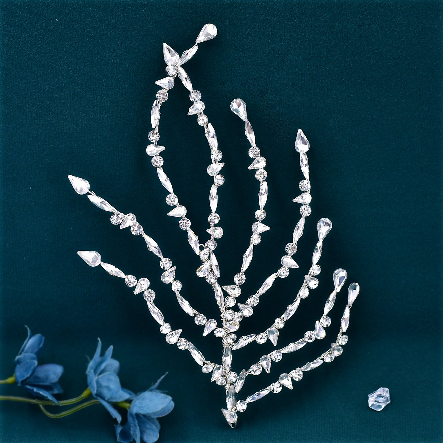 BRIDELLA BHP575  Fashion Bridal Head Piece Rhinestone Woman Headband Wedding Hair Accessories Bridesmaid Bride Headwear for Party