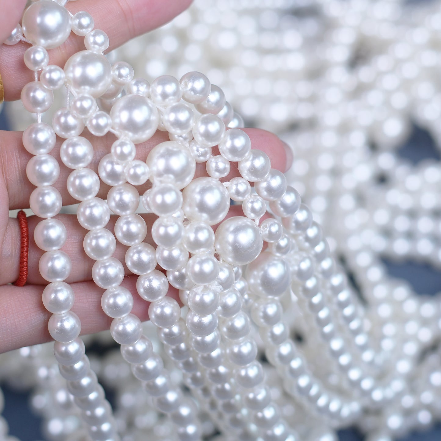 BRIDELLA BVG39  Luxury Imitation Pearl Statement Collar Female Necklaces Body Chain Necklaces Women Sexy Statement Party Jewelry