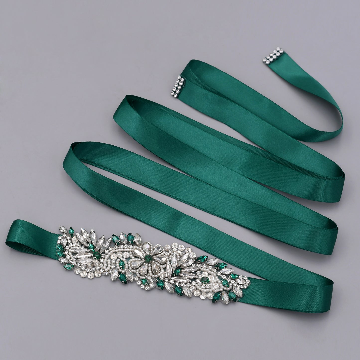 BRIDELLA BS22KL Small Niche High End Contrasting Color Design  Shiny Diamond Belt  Heavy Duty Dress Waist Accessories