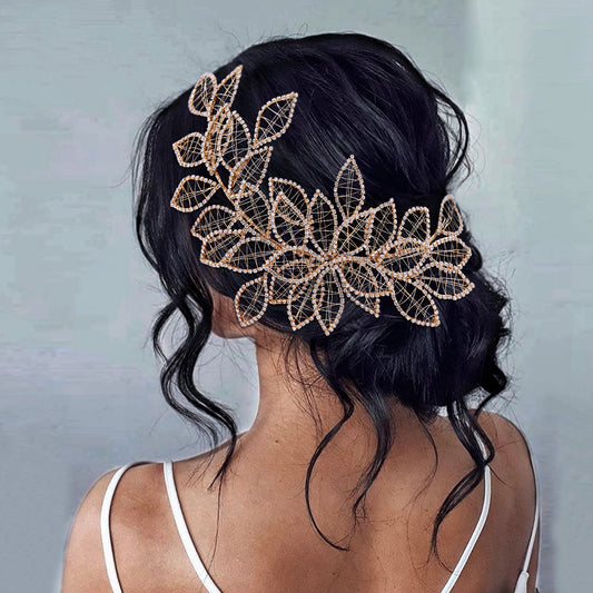 BHP256-xiao-S silver rhinestone crown