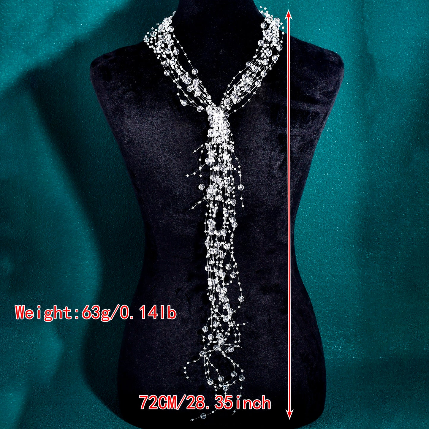 BRIDELLA BHP538 Bridal Pearls Crystals Headband Hair Accessories Woman Hair Vine Beaded Tassel Wreath Wedding Bridesmaid Bride Headpiece