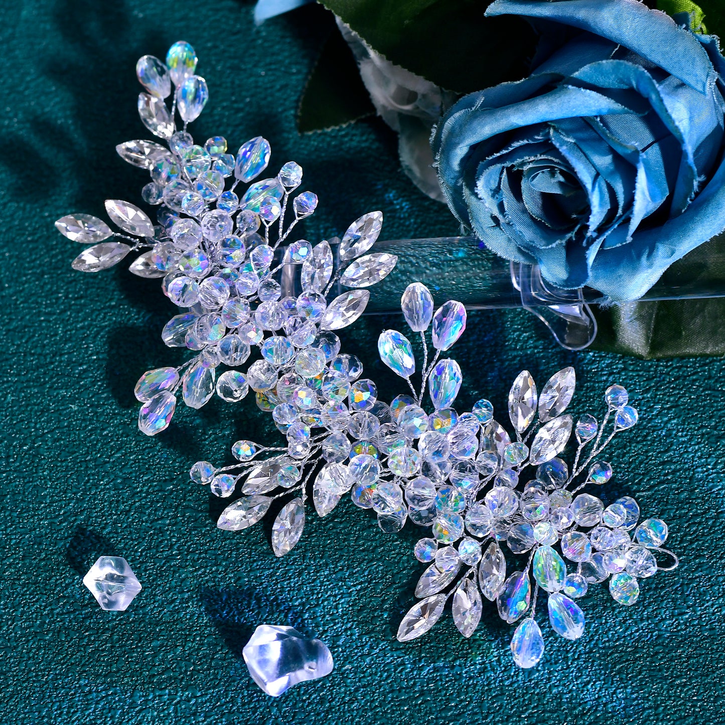 BRIDELLA BHP882 Bridal Headpiece Crystal Bride Hair Accessories Rhinestone Headband Wedding Bridesmaid Hair Jewelry Hairwear