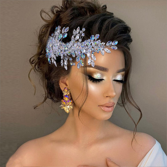 BRIDELLA BHP882 Bridal Headpiece Crystal Bride Hair Accessories Rhinestone Headband Wedding Bridesmaid Hair Jewelry Hairwear