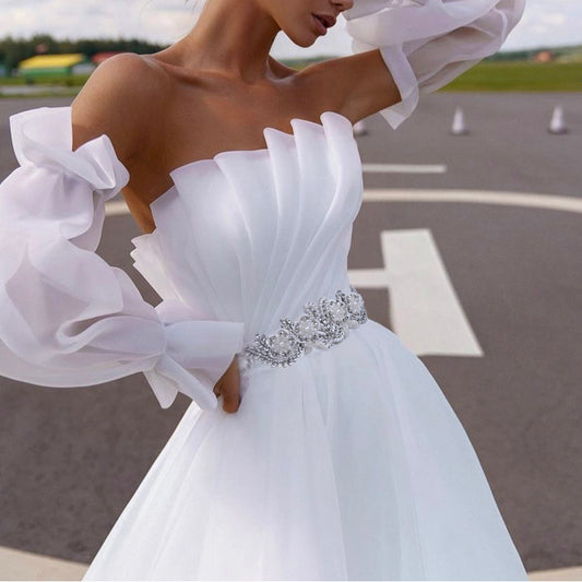 BRIDELLA BS83 Wedding Belt   Party Dress Jewelry   Bridal Belt