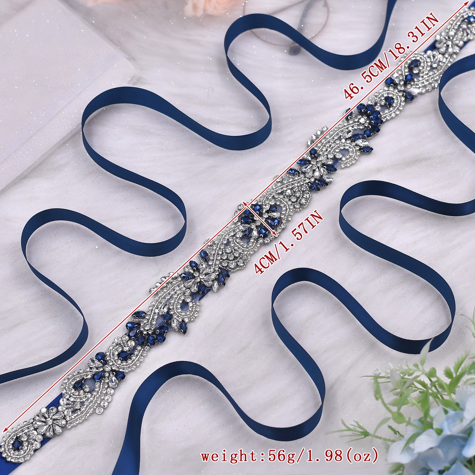 BS106ML-Navy Blue blue belt