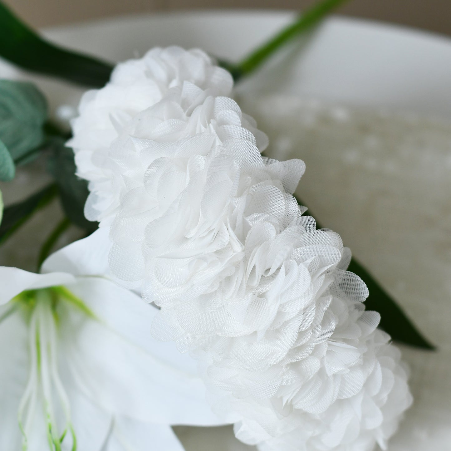 VH01 white mesh headband