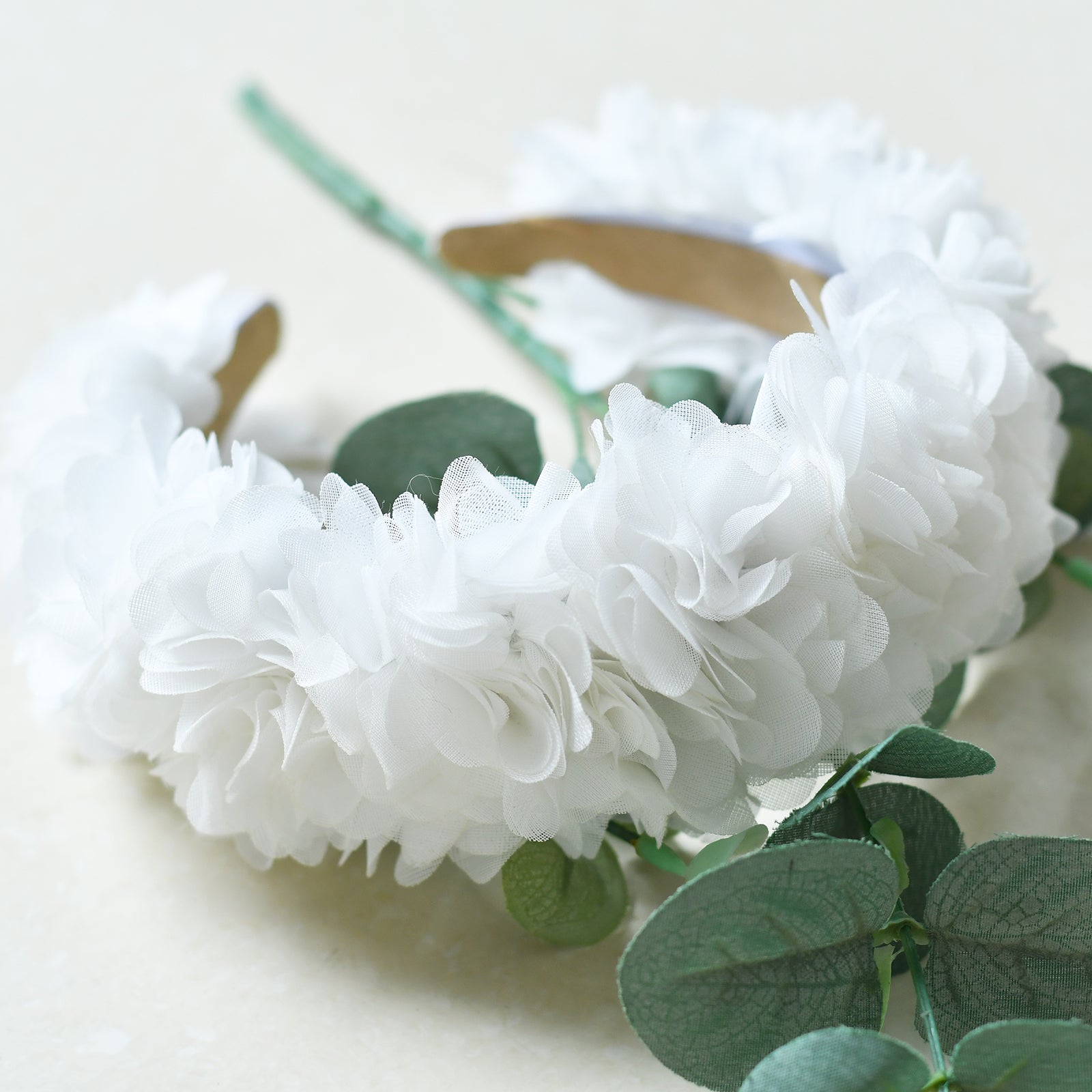 VH01 white mesh headband