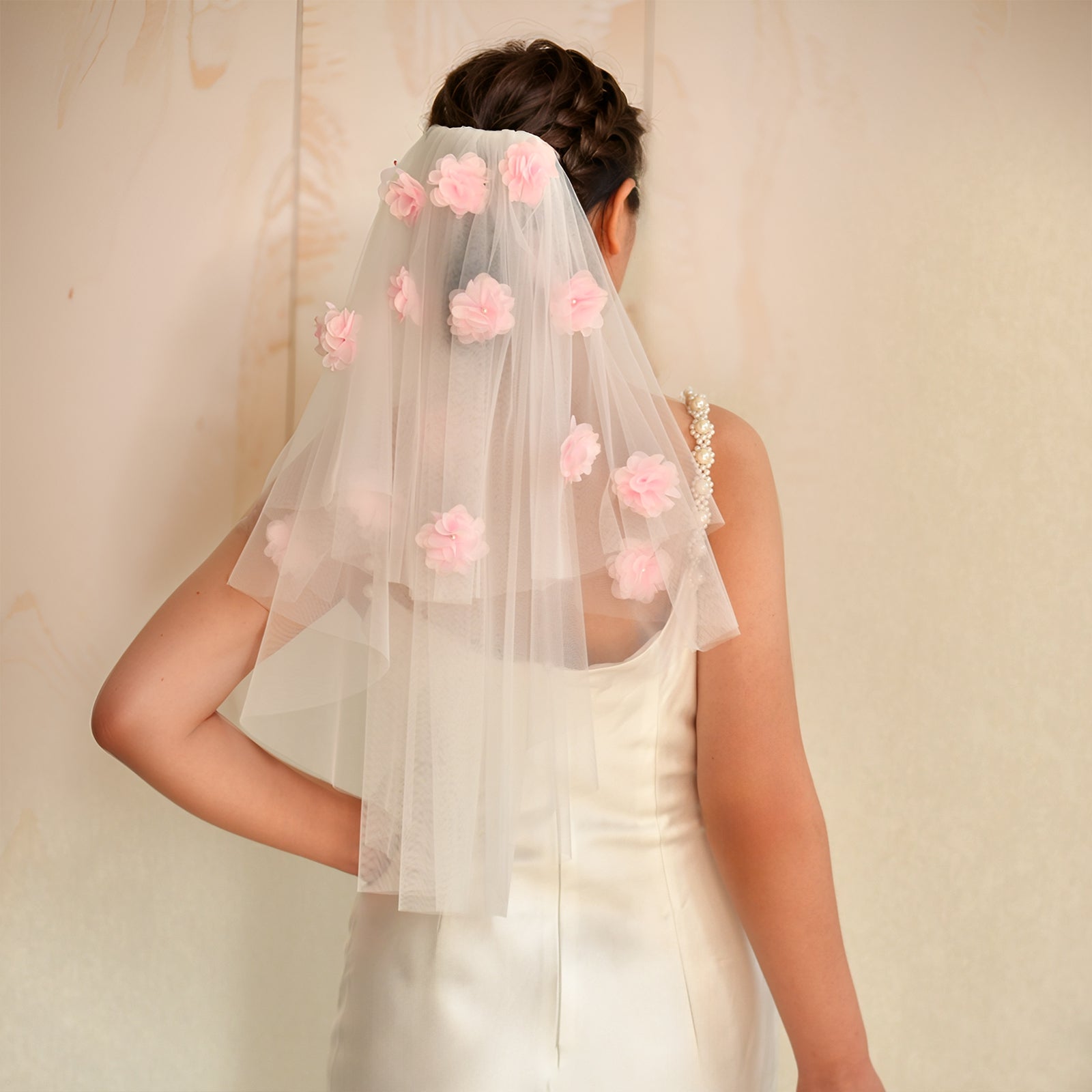 M180-I pink mesh hair comb