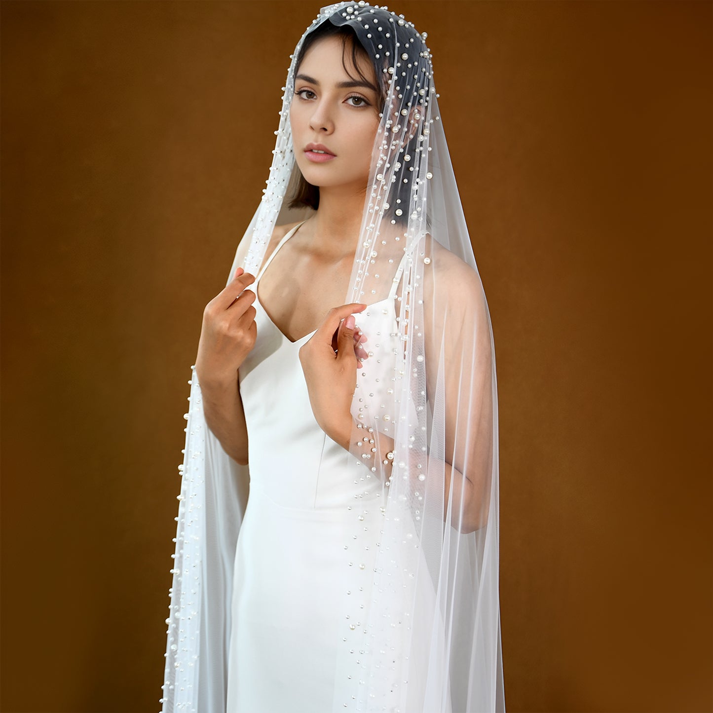 M141-I white mesh hair comb