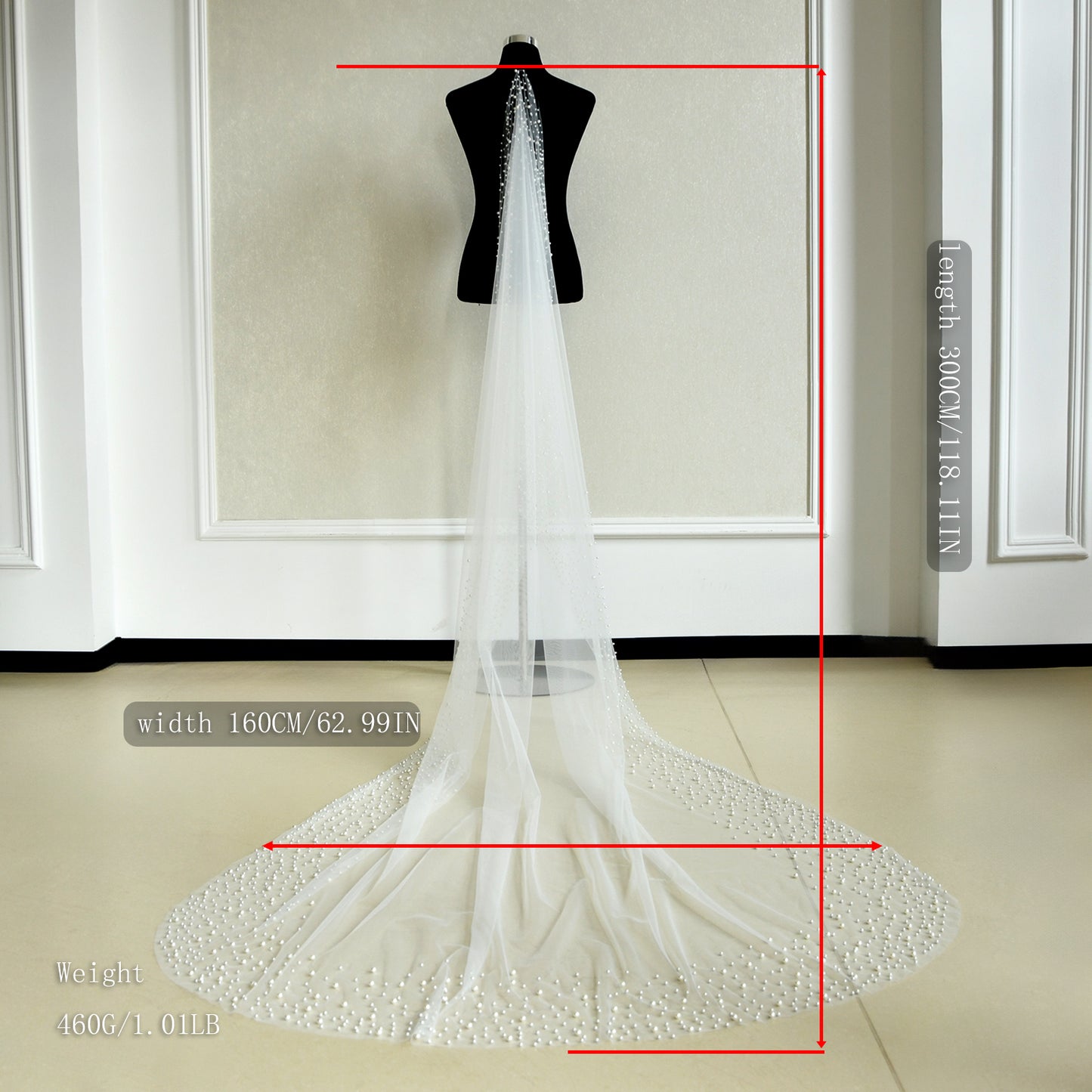 M141-I white mesh hair comb