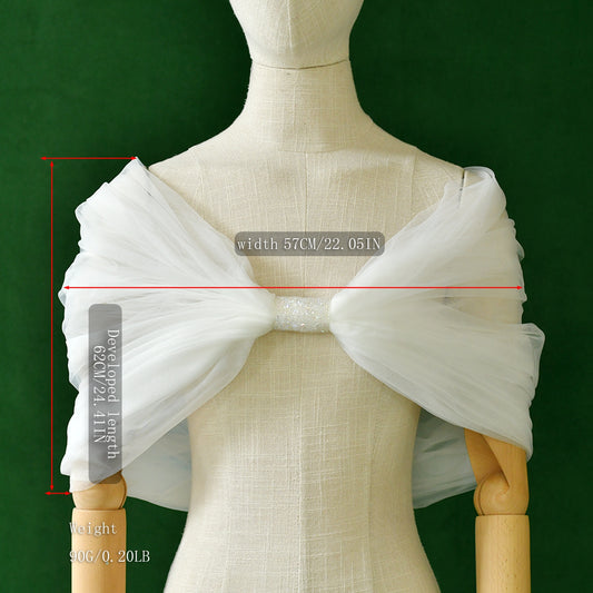 MG29-I white mesh veil