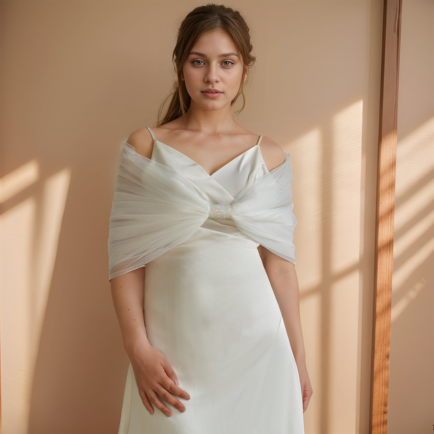 MG29-I white mesh veil