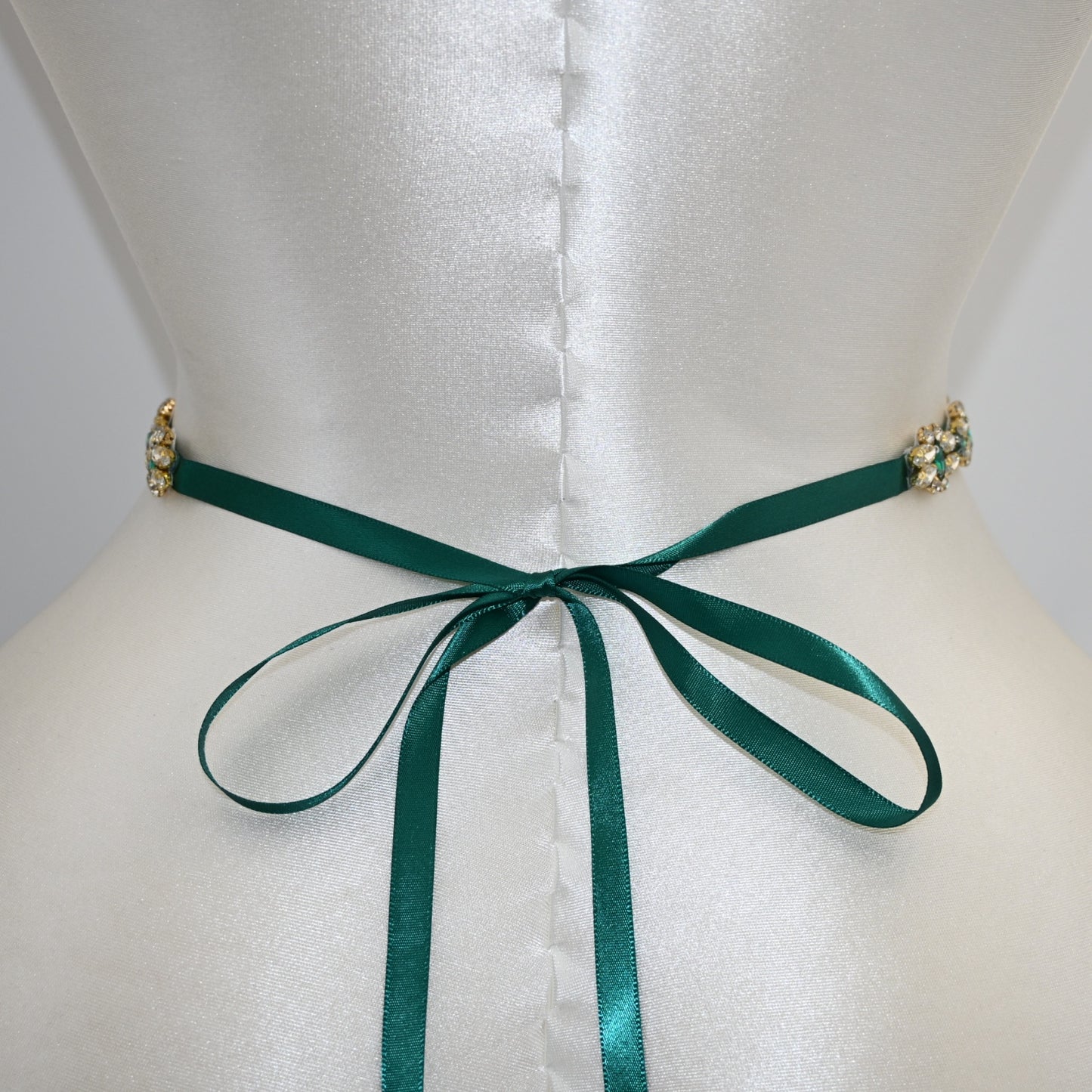 Bridella BS333GKL Green Rhinestone Belt