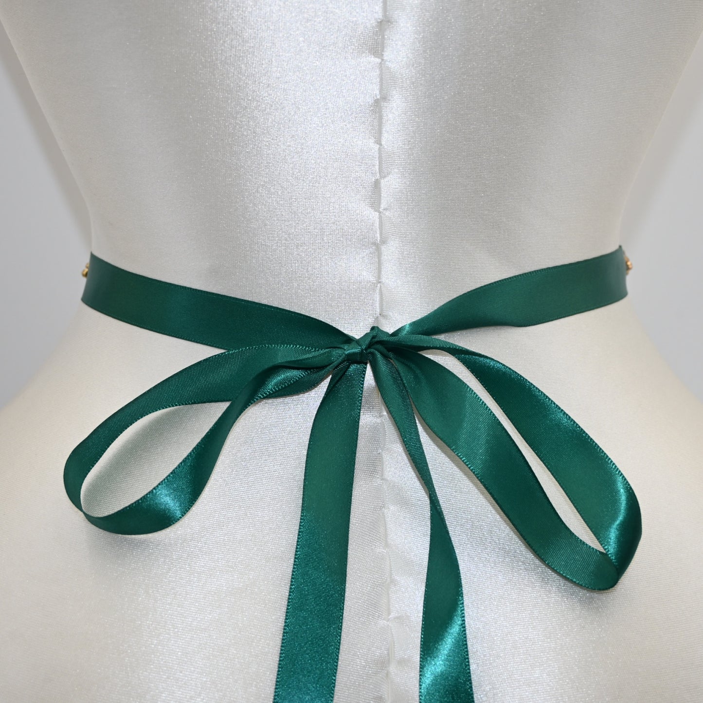 Bridella BS12KL Emerald Rhinestone Belt