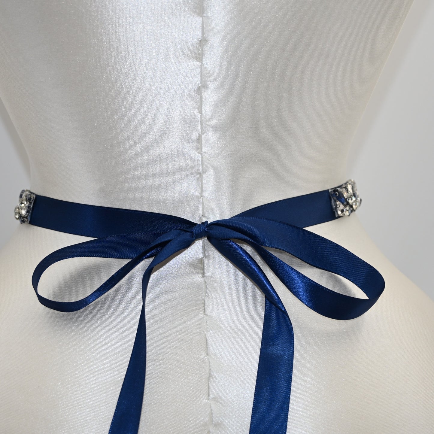 Bridella BS85ML Navy Rhinestone Belt
