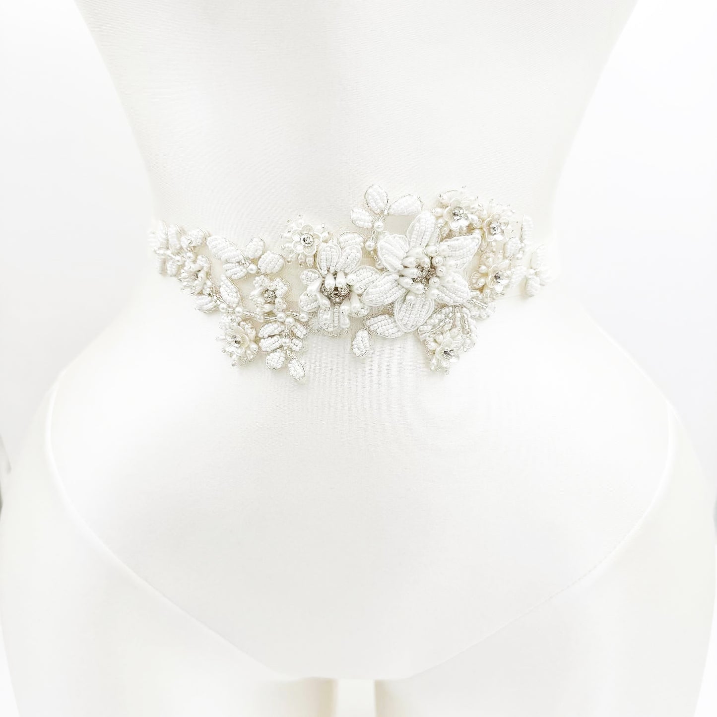 Ivory Pearl Belt - Bridella BS484