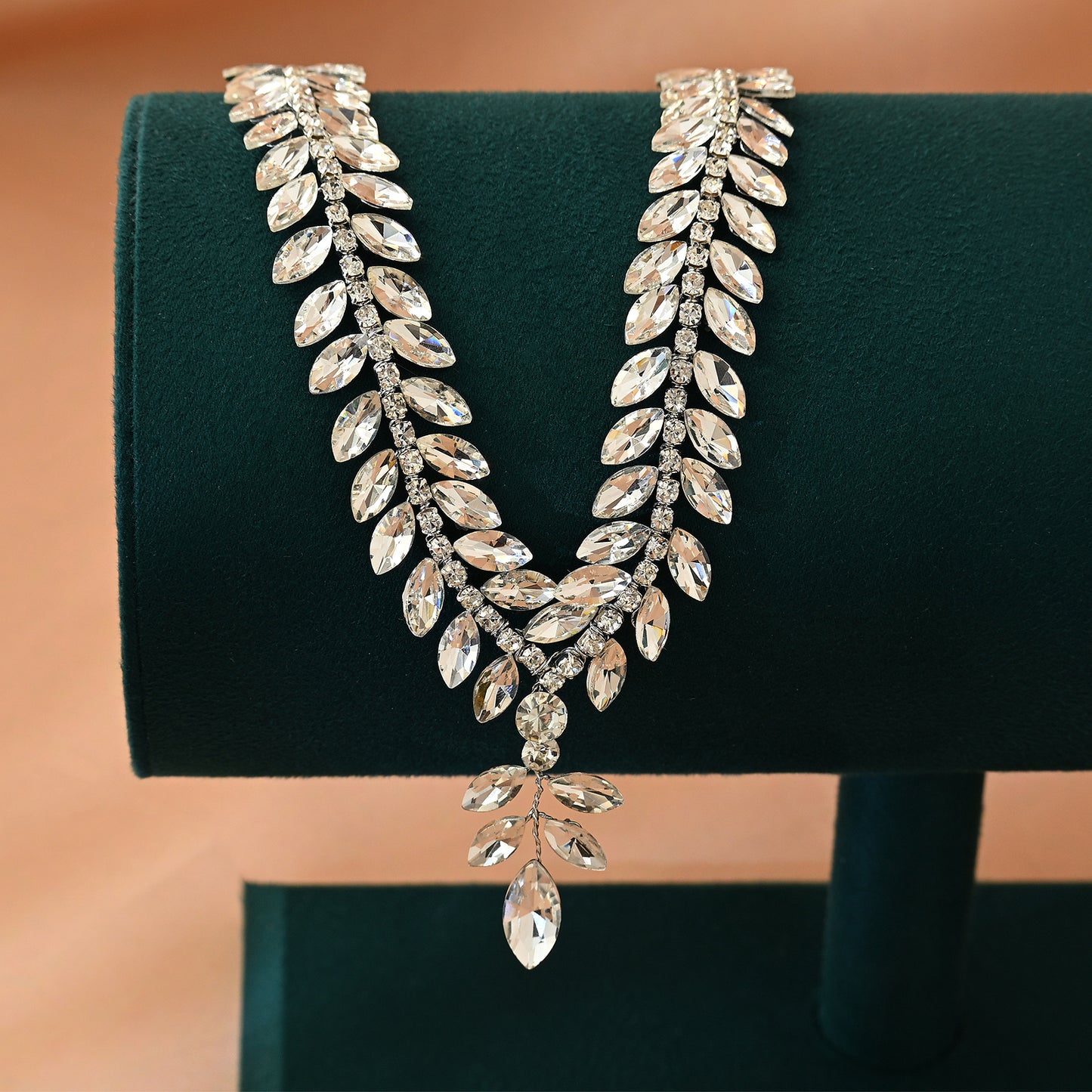 Bridella BHP529-S Silver Rhinestone Tiara